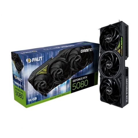 Видеокарта GF RTX 5080 16GB GDDR7 GamingPro V1 Palit (NE75080019T2-GB2031Y)