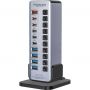 USB-хаб Promate GegaTower-60w USB Type-C Grey