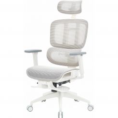 Кресло офисное Officepro Skyline Footrest OC750-W-LG-LG White/Light Gray