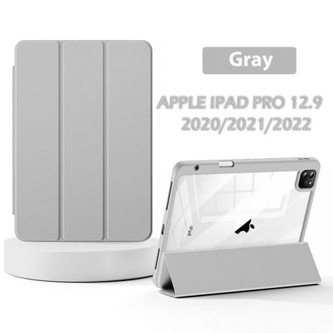 Чeхол-книжка BeCover Soft Edge TPU с креплением Apple Pencil для Apple iPad Pro 12.9 2020/2021/2022 Gray (711709) Чeхол-книжка BeCover Soft Edge TPU с креплением Apple Pencil для Apple iPad Pro 12.9 2020/2021/2022 Gray (711709)