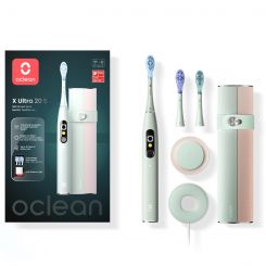 Умная зубная электрощетка Oclean X Ultra 20 Set Electric Toothbrush Green (6970810557091)
