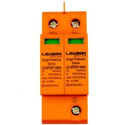 Ограничитель перенапряжения Leader DC2P 1000В 40кА (LD-SPD2P-40KA-1000V)