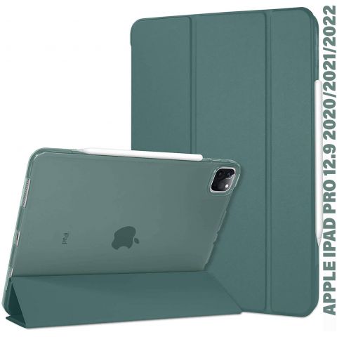 Чeхол-книжка BeCover Tri Fold Hard для Apple iPad Pro 12.9 2020/2021/2022 Dark Green (711720) Чeхол-книжка BeCover Tri Fold Hard для Apple iPad Pro 12.9 2020/2021/2022 Dark Green (711720)