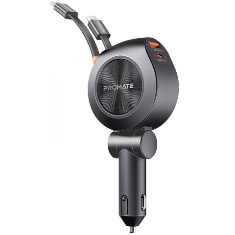 Автомобильное зарядное устройство Promate DriveGear-R2 88W Black
