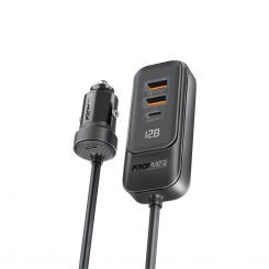 Автомобильное зарядное устройство Promate GearHub 120W Black