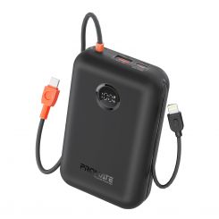 Универсальная мобильная батарея Promate PowerPod-30 30000mAh 35W Black