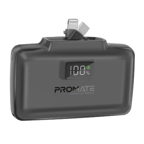 Универсальная мобильная батарея Promate PowerUp-10Duo 10000mAh 20W Black