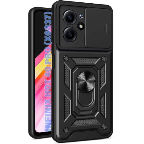 Чeхол-накладка BeCover Military для Infinix Hot 40 Pro (X6837) Black (711151)