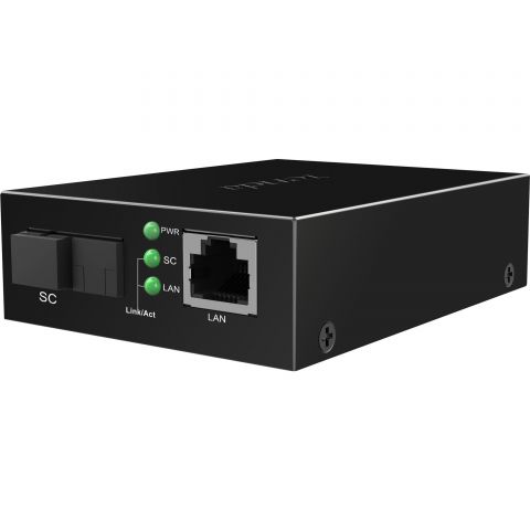 Медиаконвертер одномодовый Tenda TFC100B