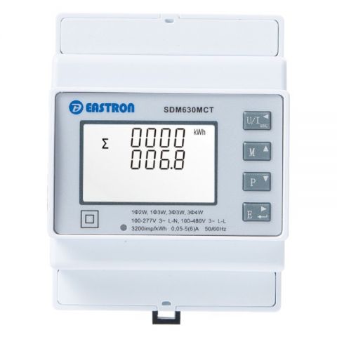 Счетчик Three phase energy meter Eastron SDM 630MCT-ETL (ESCT-T36 500A/1A)