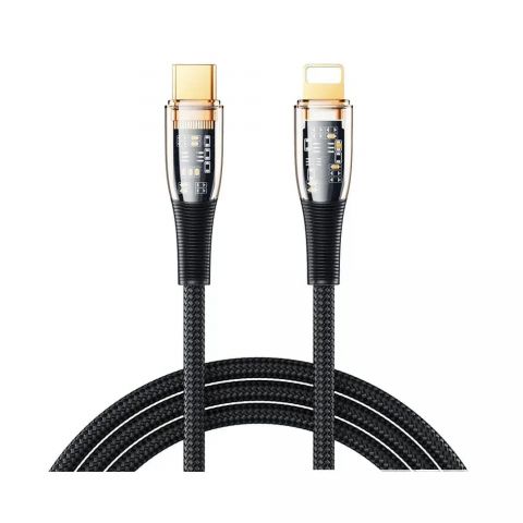 Кабель Remax RC-C061 Explore USB Type-C - Lightning (M/M), 20W, 1.2 м, Black (6954851206712)