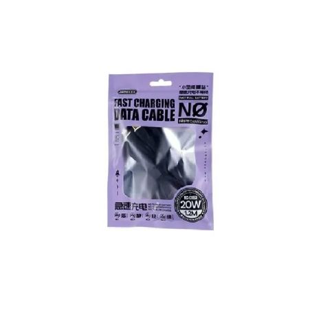 Кабель Remax RC-C063 Bosu USB Type-C - Lightning (M/M), 20W, 1.2 м, Black (6954851207016)