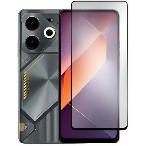 Защитное стекло BeCover для Tecno Pova 6 (LI7) Black (711580) Защитное стекло BeCover для Tecno Pova 6 (LI7) Black (711580)