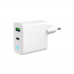 Сетевое зарядное устройство Gembird (1USBх3A 18W + 1USB-Cх3A 20W) White (TA-UC-PDQC20L-W-01)