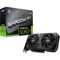 Відеокарта GF RTX 5060 Ti 8GB GDDR7 Shadow 2X Plus MSI (GeForce RTX 5060 Ti 8G SHADOW 2X PLUS)