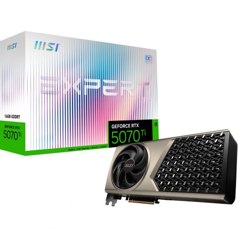 Відеокарта GF RTX 5070 Ti 16GB GDDR7 Expert OC MSI (GeForce RTX 5070 Ti 16G EXPERT OC)