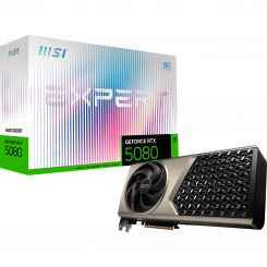 Відеокарта GF RTX 5080 16GB GDDR7 Expert OC MSI (GeForce RTX 5080 16G EXPERT OC)