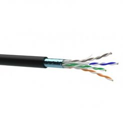 Кабель для внешней прокладки OK-Net КППЭ-ВП (250) F/UTP, Cat.6, 4х2х0.57, бухта 305м (7934017)