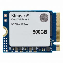 Накопитель SSD 500GB Kingston NV3 M.2 2230 PCIe Gen4.0 x4 NVMe 3D NAND (SNV3SM3/500G)