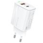 Зарядное устройство Foneng EU66 (USBх3A, USB-Cх3A,) 20W White (EU66-CH-W)