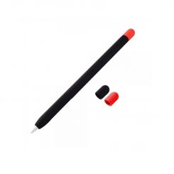 Чехол Goojodoq Matt 2 Golor TPU для стилуса Apple Pencil 2 Black/Red (1005002071193896BR)