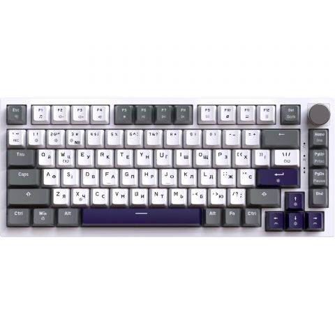 Клавиатура GamePro Genesis Warden MK160P White/Grey