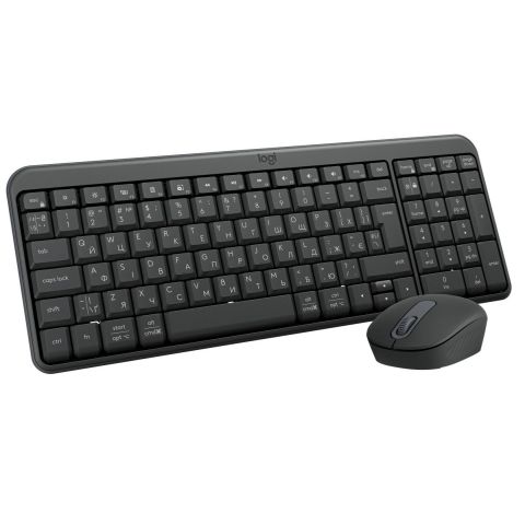 Комплект (клавиатура, мышь) беспроводной Logitech MK250 Graphite (920-013823)