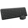 Комплект (клавіатура, миша) бездротовий Logitech MK250 Graphite (920-013823)