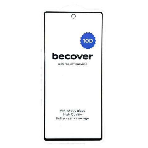 Защитное стекло BeCover для Google Pixel 6A 10D Black (711488) Защитное стекло BeCover для Google Pixel 6A 10D Black (711488)