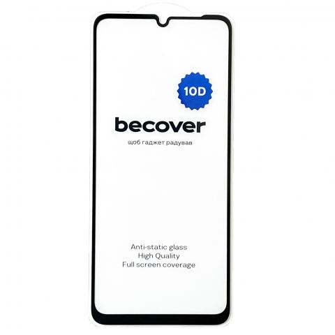 Защитное стекло BeCover для Poco C65 10D Black (711527)
