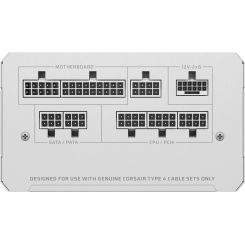 Блок питания Corsair RM1000e ATX 3.1 White (CP-9020294-EU) 1000W