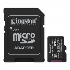 Карта памяти MicroSDXC 128GB UHS-I Class 10 Kingston Canvas Select Plus R150MB/s (SDCS3/128GBSP)