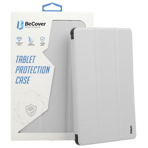 Чeхол-книжка BeCover Ultra Slim Origami Transparent с креплением Apple Pencil для Apple iPad 10.2 2019/2020/2021 Gray (711099) Чeхол-книжка BeCover Ultra Slim Origami Transparent с креплением Apple Pencil для Apple iPad 10.2 2019/2020/2021 Gray (711099)