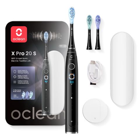 Умная зубная электрощетка Oclean X Pro 20 Set Electric Toothbrush Black (6970810556964) Умная зубная электрощетка Oclean X Pro 20 Set Electric Toothbrush Black (6970810556964)