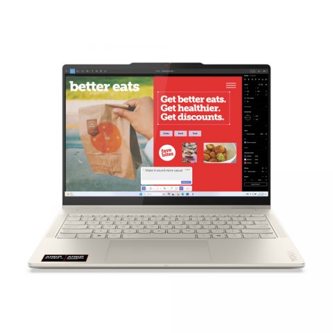 Ноутбук Lenovo Yoga 7 2-in-1 14AKP10 (83JR007KRA) Seashell