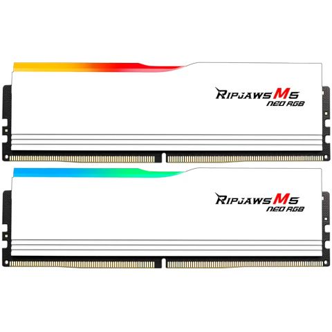 Модуль пам`ятi DDR5 2x16GB/6000 G.Skill Ripjaws M5 Neo RGB White (F5-6000J3636F16GX2-RM5NRW) Модуль пам`ятi DDR5 2x16GB/6000 G.Skill Ripjaws M5 Neo RGB White (F5-6000J3636F16GX2-RM5NRW)