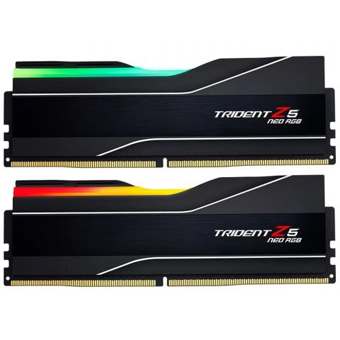 Модуль пам`ятi DDR5 2x16GB/6000 G.Skill Trident Z5 Neo RGB Black (F5-6000J2836G16GX2-TZ5NR) Модуль пам`ятi DDR5 2x16GB/6000 G.Skill Trident Z5 Neo RGB Black (F5-6000J2836G16GX2-TZ5NR)
