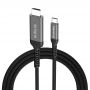 Кабель ColorWay HDMI - USB Type-C (M/M), 4K/60 Гц, 2 м, Black (CW-CBCHD077-BK) Кабель ColorWay HDMI - USB Type-C (M/M), 4K/60 Гц, 2 м, Black (CW-CBCHD077-BK)