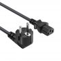 Кабель питания ColorWay CEE7/7-C13, 1.8 м, Black (CW-CBP082-BK) Кабель питания ColorWay CEE7/7-C13, 1.8 м, Black (CW-CBP082-BK)