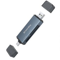 Картридер ColorWay 3-в-1 Gray (CW-CR-01)