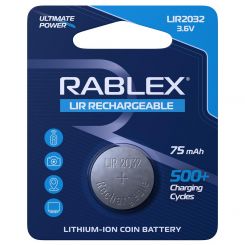 Аккумулятор Rablex LIR2032 3.6V 75mAh (RLIR2032) Аккумулятор Rablex LIR2032 3.6V 75mAh (RLIR2032)