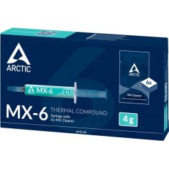 Термопаста Arctic MX-6 4 г + 6x MX Cleaner (ACTCP00084A) Термопаста Arctic MX-6 4 г + 6x MX Cleaner (ACTCP00084A)