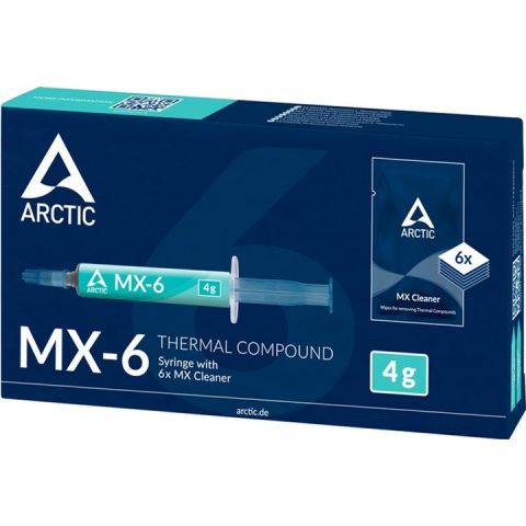 Термопаста Arctic MX-6 4 г + 6x MX Cleaner (ACTCP00084A)
