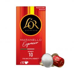 Кофе в капсулах L`OR Passione Rossa Maranello Espresso 10шт