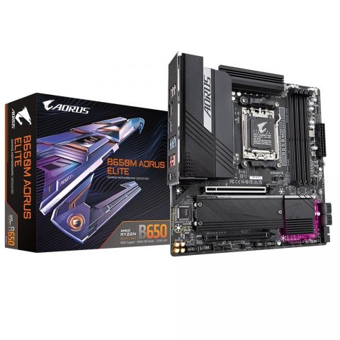 Материнська плата Gigabyte B650M Aorus Elite Socket AM5 Материнська плата Gigabyte B650M Aorus Elite Socket AM5
