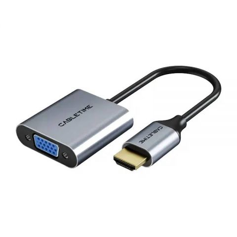 Переходник Cabletime HDMI - VGA (F/M), 0.2 м (CP53G)