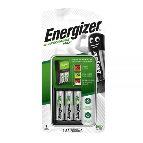 Зарядное устройство Energizer Maxi Charger (NH15-2000) AA/AAA 2000mAh BL 4шт