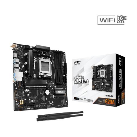 Материнская плата ASRock A620AM Pro-A WiFi Socket AM5