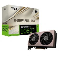 Видеокарта GF RTX 5060 Ti 16GB GDDR7 Inspire 2X OC MSI (GeForce RTX 5060 Ti 16G INSPIRE 2X OC)