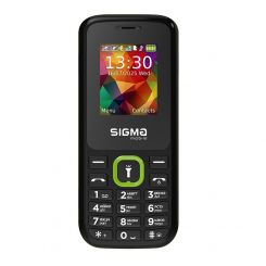 Мобильный телефон Sigma mobile X-style 171 Mini Dual Sim Black/Green Мобильный телефон Sigma mobile X-style 171 Mini Dual Sim Black/Green